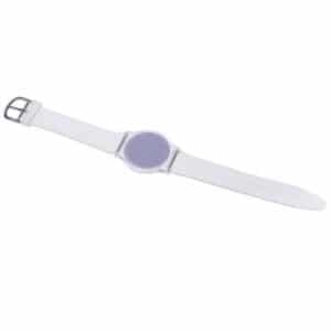 front view of transparent plastic rfid wristband
