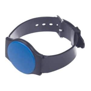 plastic rfid wristband in closed position